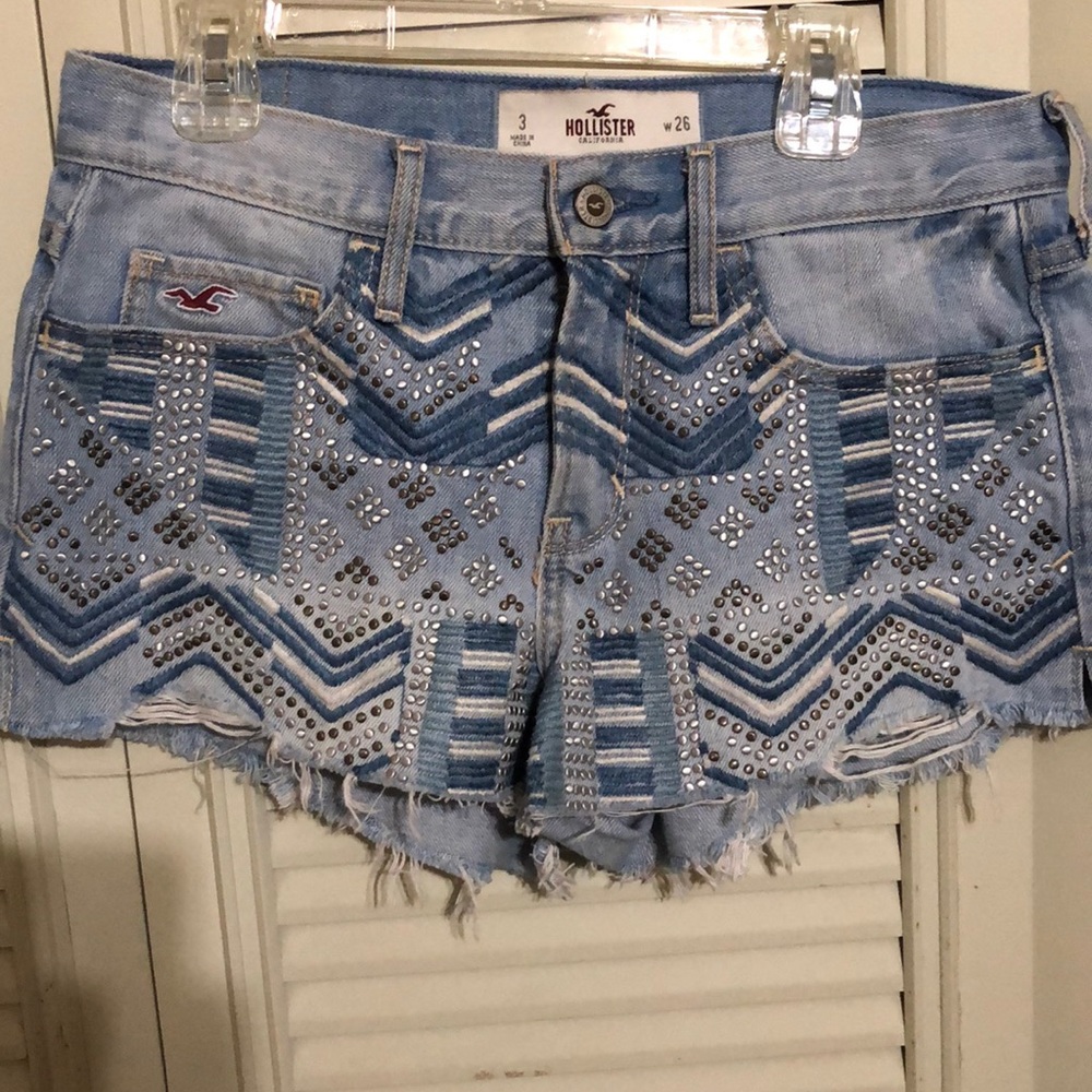 Hollister denim shorts